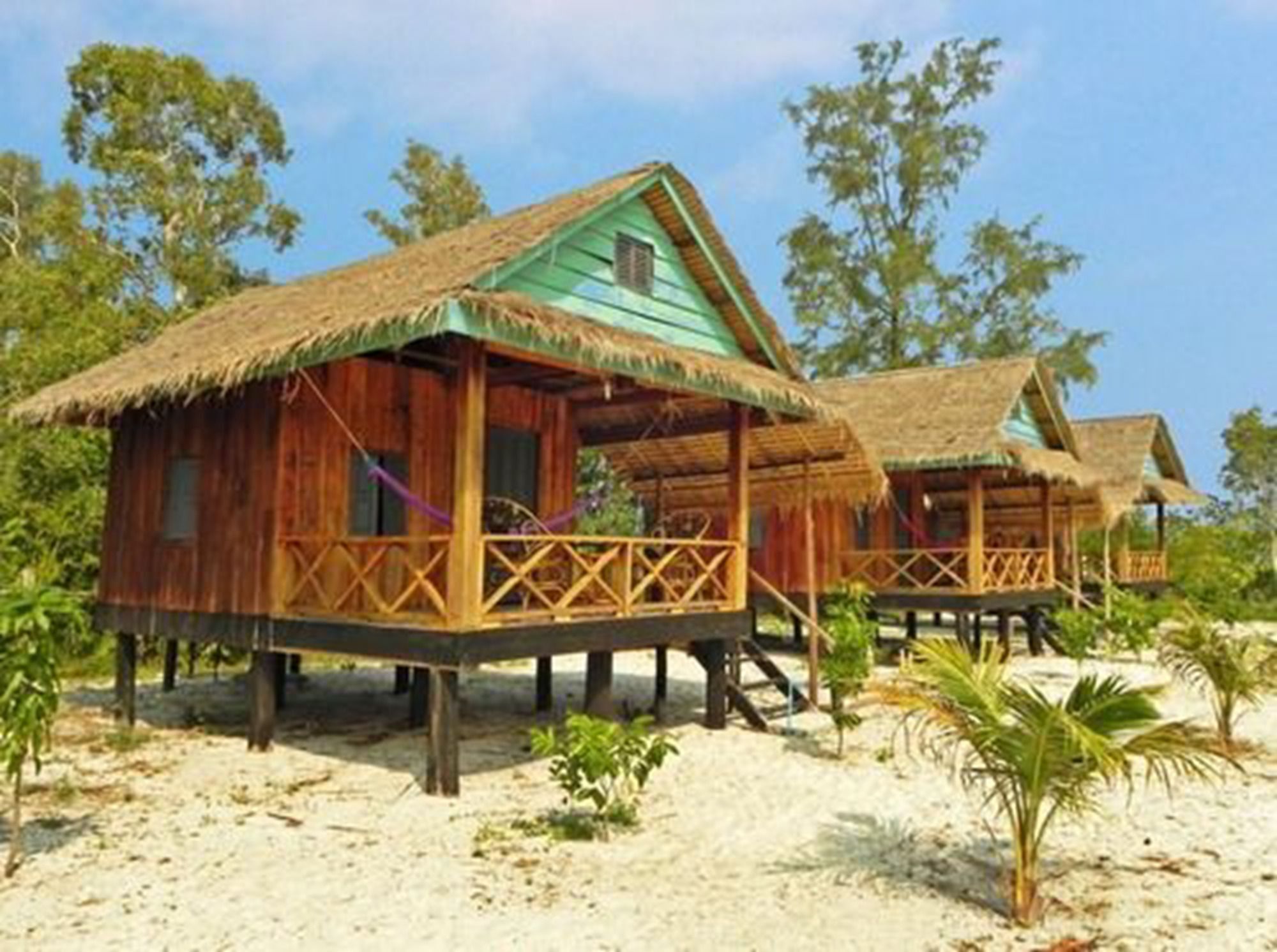 パーム ビーチ バンガロー リゾート Prek Svay Village エクステリア 写真